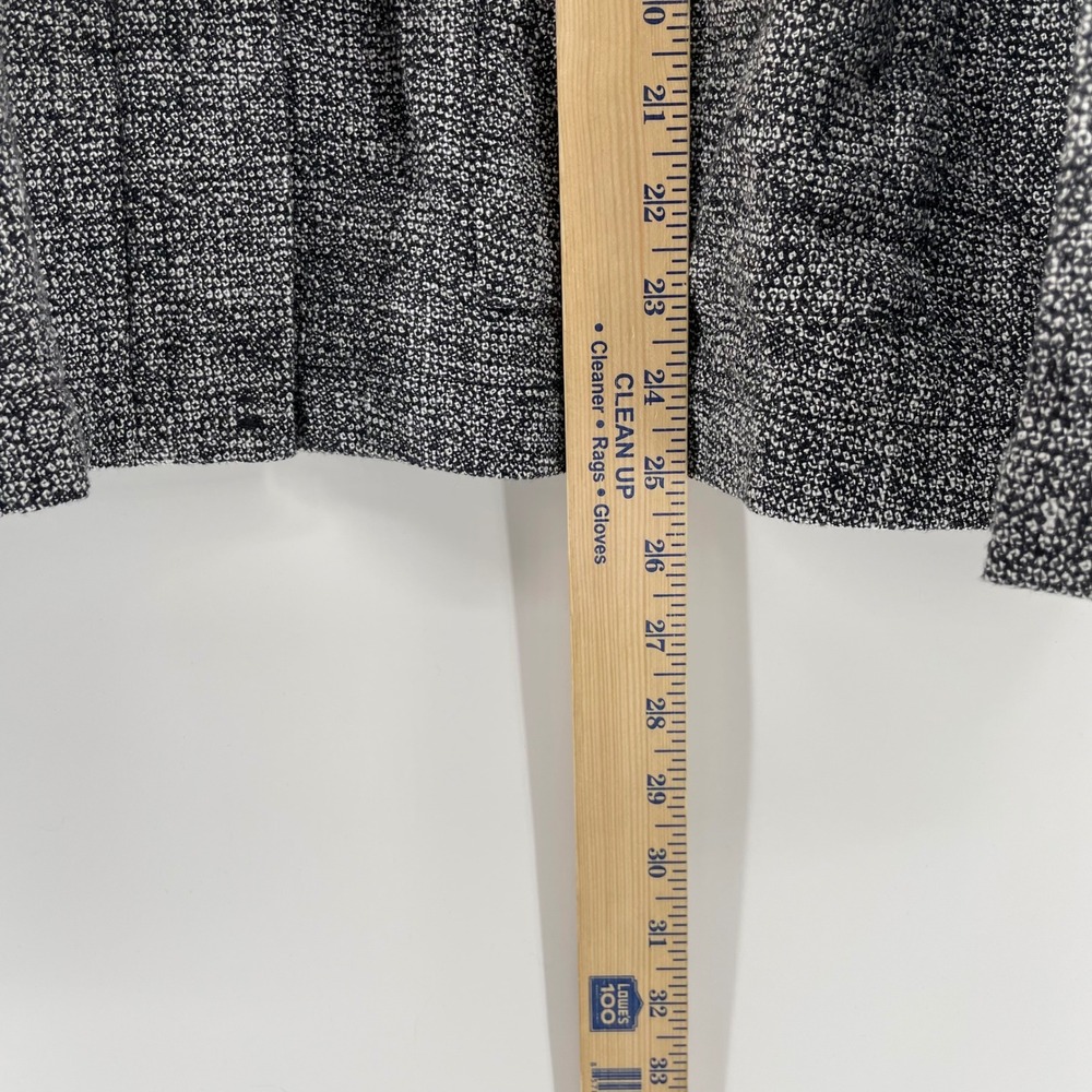 Eileen Fisher Textured Organic Cotton Tweed Stand Collar Zip Jacket Size Large - Picture 9 of 10